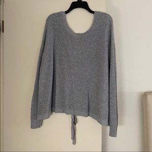 1. State Tie Up Sweater